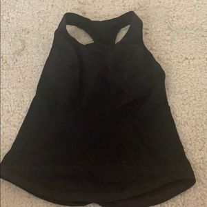 Black lululemon tank top